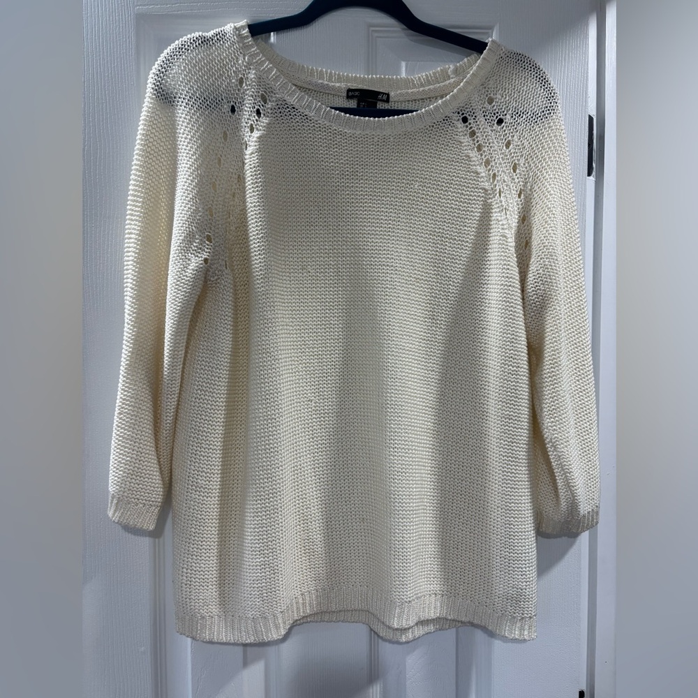 Off white H&M sweater